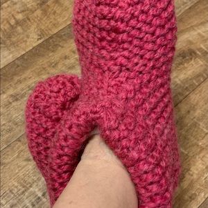 Hand Knit Women’s Cozy Slippers gift warm soft